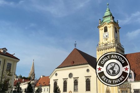 Cover image for the Slovakia Destination category. Author's photo of the Old Town in Bratislava.