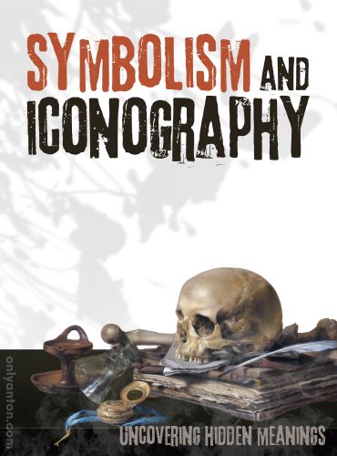 Digital illustration for “Symbolism and Iconography: Uncovering Hidden Meanings,” using graphic elements, textures, text, and part of Pieter Claesz’s Vanitas Still Life from 1630, Mauritshuis, the Hague. Photo from Europeana CCO Images/Canva.