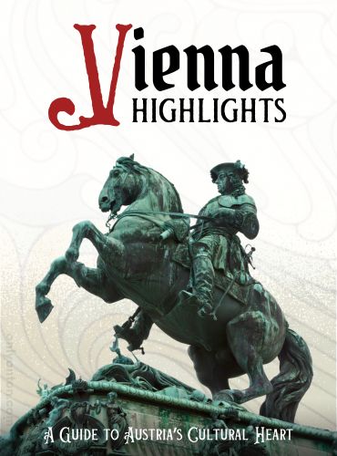 Digital illustration for Vienna Highlights: A Guide to Austria’s Cultural Heart, using graphic elements, textures, text, and a stock image. “Prince Eugene of Savoy” by sndr from Getty Images Signature/Canva.