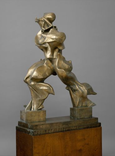 An example of Futurist sculpture. Umberto Boccioni, Unique Forms of Continuity in Space, 1913. Bronze. Museu de Arte Contemporânea da Universidade de São Paulo.