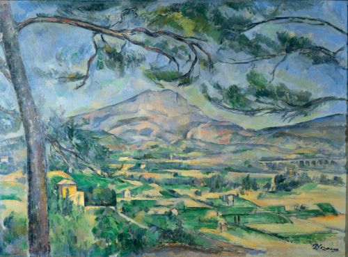 Paul Cézanne, Mont Sainte-Victoire, c. 1890. Oil on canvas. Musée d’Orsay, Paris.