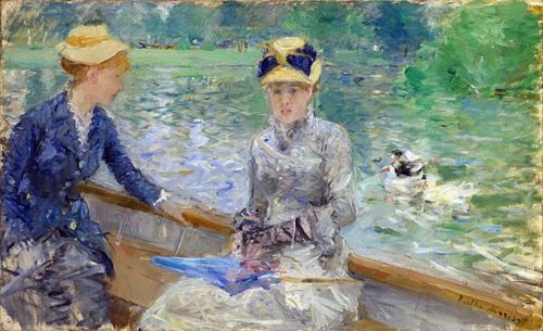 An example of Impressionism. Berthe Morisot, Summer’s Day, 1879. Oil on canvas. National Gallery, London.